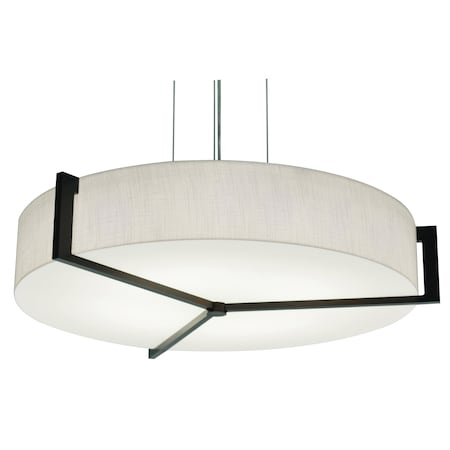 Afx Apex 21" LED Pendant - Espresso Finish - Jute Shade APP1932LAJUDES-JT